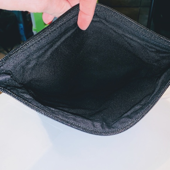 Hand Painted Floral Makeup Bag SOLD - Picture 5 of 7